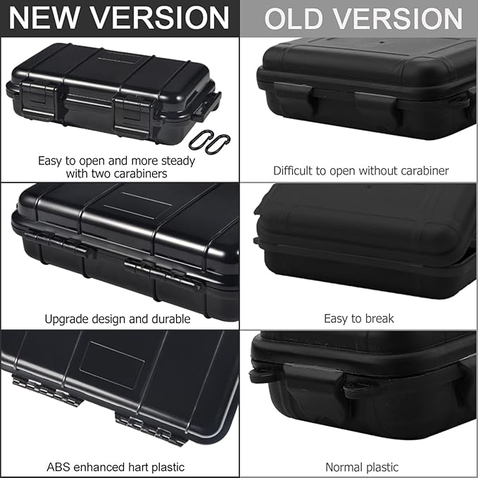 Dry Storage Box, Shockproof Waterproof Box Storage Case Waterproof Plastic Box - Image 5
