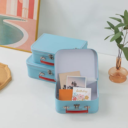 SLPR Paperboard Suitcases Set of 3, Light Blue - Image 5