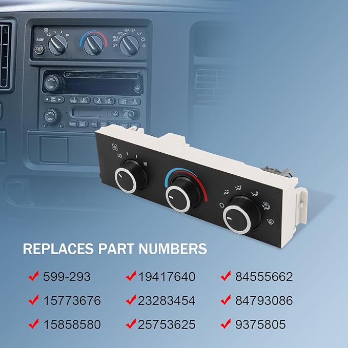 Front A/C Heater Climate Control Module Compatible - Image 2