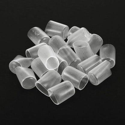 uxcell 20pcs Rubber End Caps Protective Caps 14mm ID Vinyl PVC Round Tube Bolt - Image 4