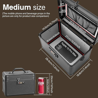 Medicine Lock Box, Lockable Storage Box - Image 3
