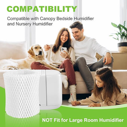 4 Pack Humidifier Wicking Replacement Filter Compatible - Image 3