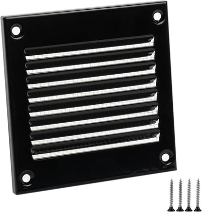 2x2 Vent Cover - Black HVAC Return Air Grille by TURvent