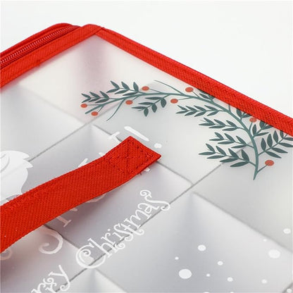 Christmas Ornament Storage Box, Christmas Storage Containers Organizer Bag - Image 9