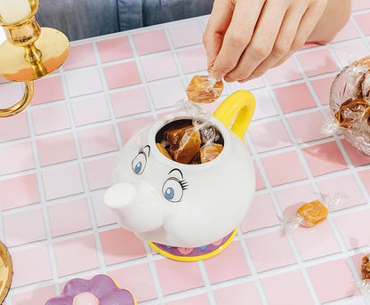 Silver Buffalo Disney Beauty and the Beast Mrs. Potts Teapot 3D Sculpted - Image 9