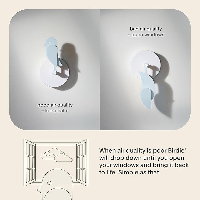 Birdie 2.0 - Design Indoor CO2 Monitor - Air Quality Meter - Image 3