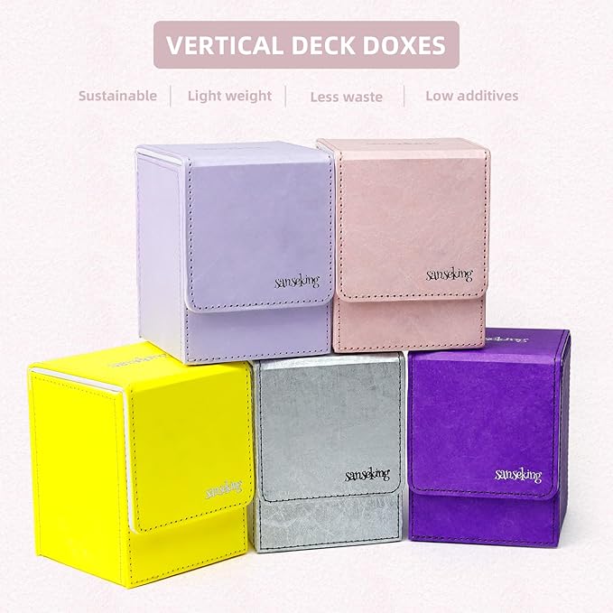 Magic Card Deck Box for MTG Single Deck Card Box fits 100+ TCG Sleeved Cards - Image 6