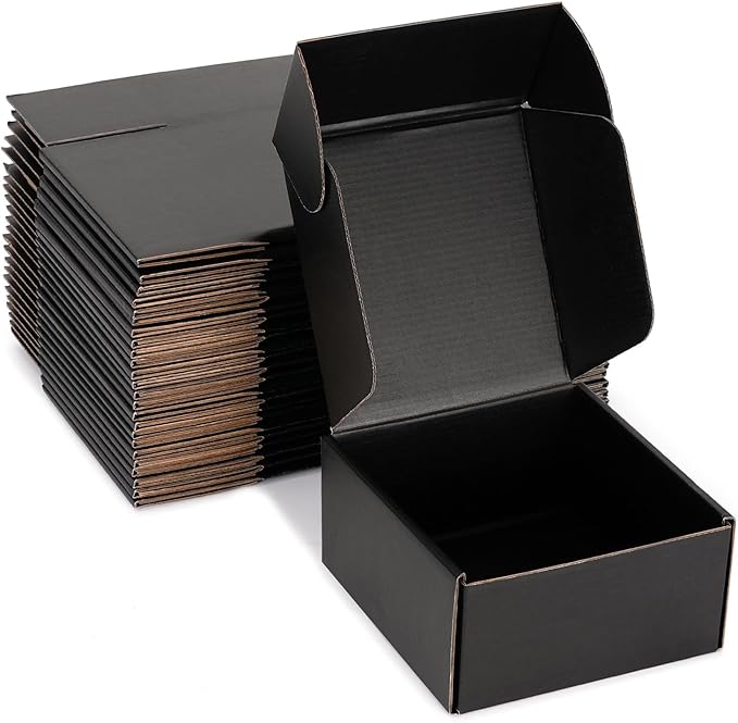 Small Shipping Boxes 6x6x3 Inch by DUZCLI