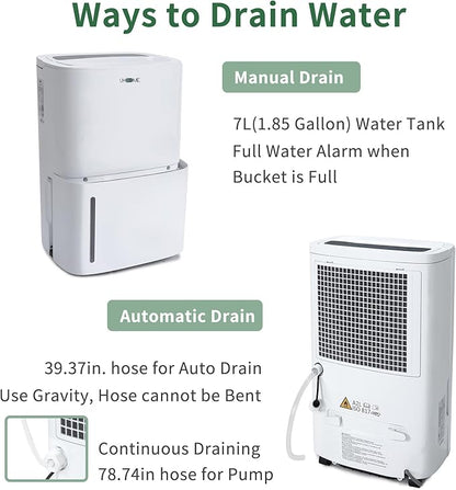 Uhome 150 Pints Dehumidifier - Image 3