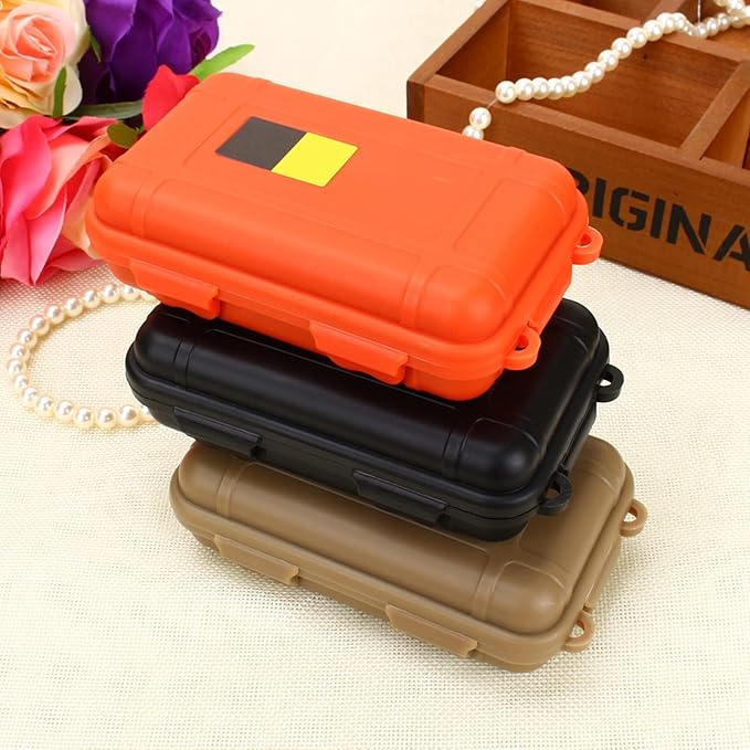 GOTOTOP 3Pcs Outdoor Survival Box, Container Storage Case Plastic Shockproof - Image 2