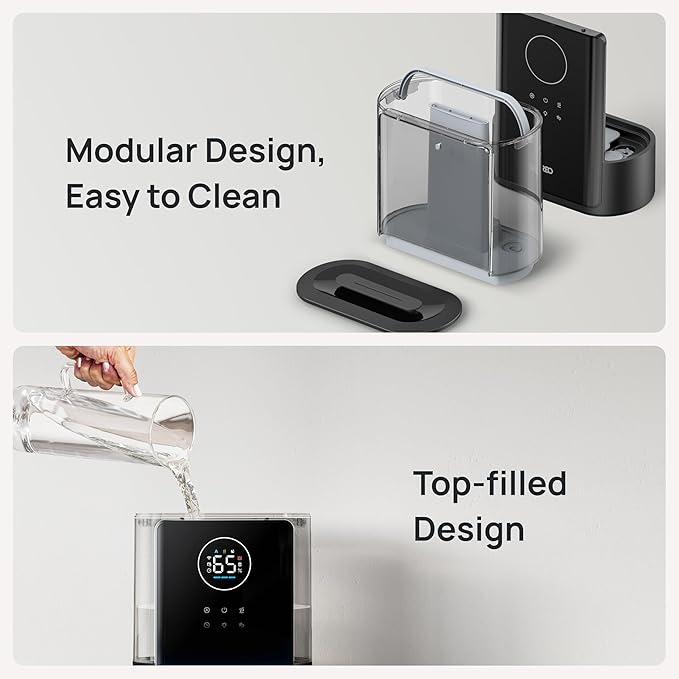 DREO 8L Smart Humidifiers for Bedroom 600ft², 80H Runtime Warm&Cool Supersized - Image 7
