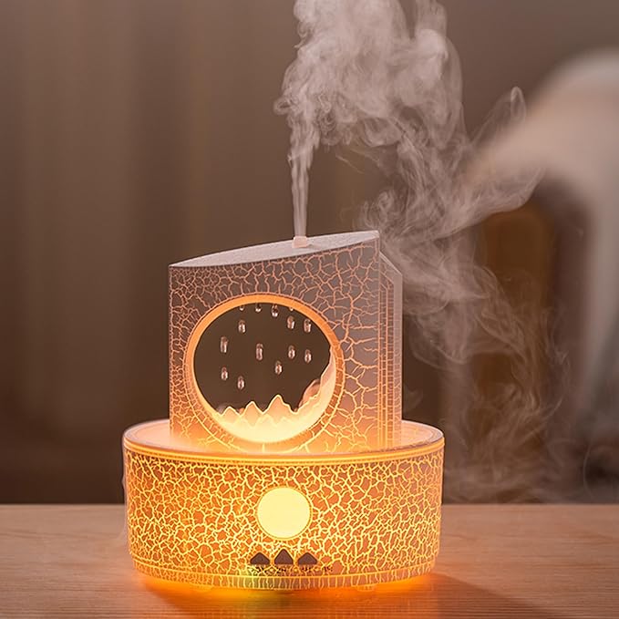 Raindrop Humidifiers for Bedroom, 300ML Ultrasonic Small Humidifier, by fuliyingAhealthierhome
