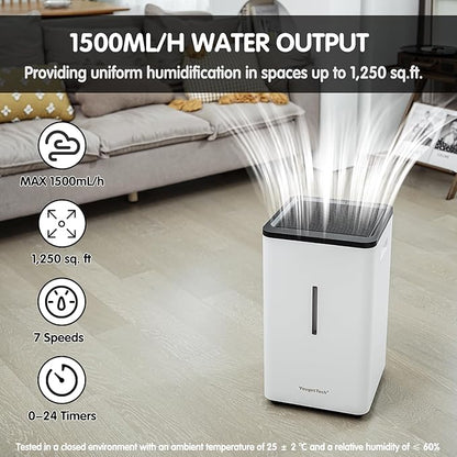 Evaporative Humidifiers |6.5L Tank - Image 7