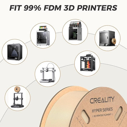 Official Creality Hyper PLA Filament 1.75mm, High Speed PLA 30-600mm/s Rapid 3D - Image 8