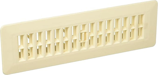 Decor Grates PL210-AL 2-Inch by 10-Inch Plastic Floor Register by DecorGrates