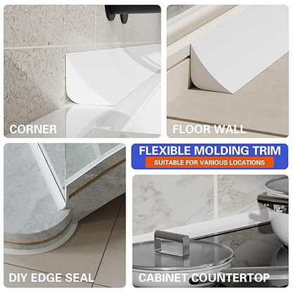 Flexible Molding Trim, Flexible Bendable Adhesive Caulking Strip, Molded Trim - Image 7