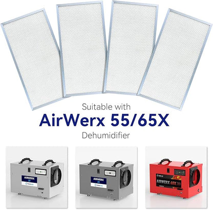 BASEAIRE 4 Pack MERV-8 Filter Replacement Set - Image 6