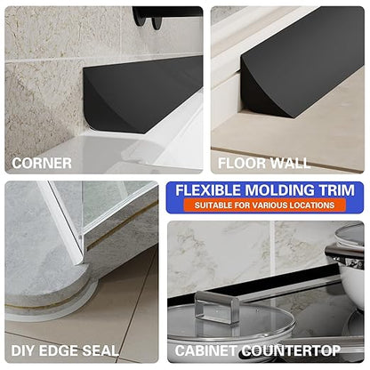 Flexible Molding Trim, Flexible Bendable Adhesive Caulking Strip, Molded Trim - Image 7