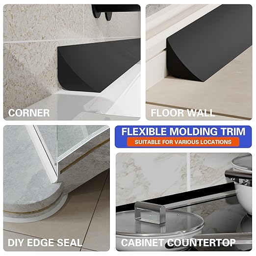 Flexible Molding Trim, Flexible Bendable Adhesive Caulking Strip, Molded Trim - Image 7