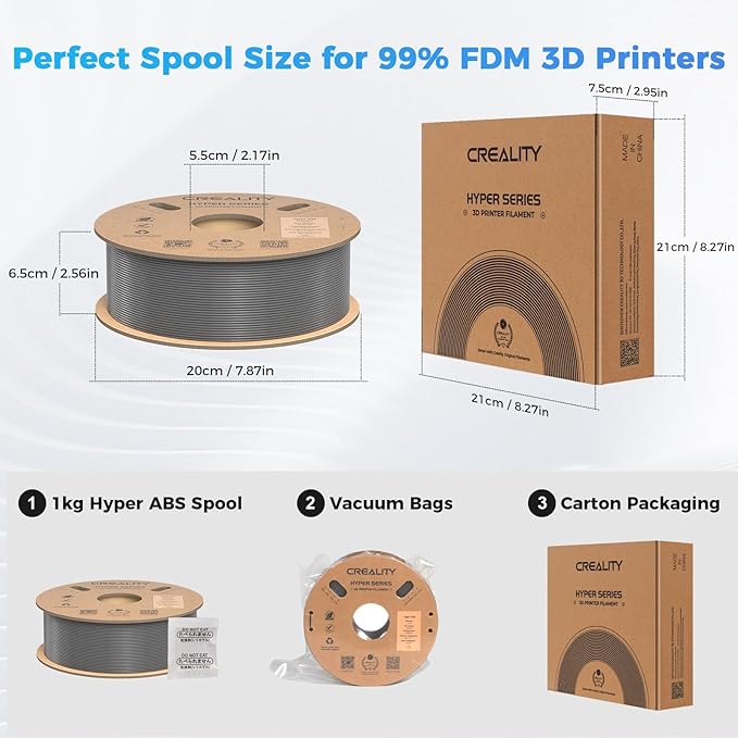Creality Hyper ABS Filament for K1/K1 Max/K2/K2 Plus, Official 3D Printer - Image 8