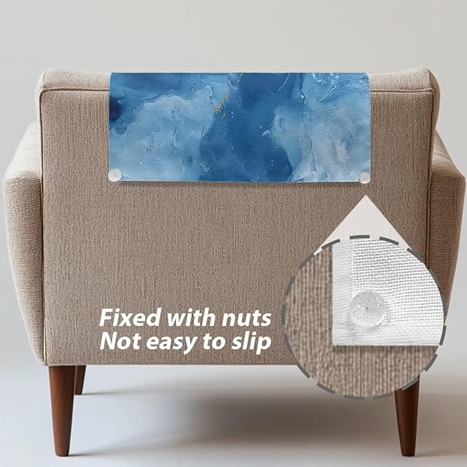 Marble Turtle Recliner Headrest Cover - Image 6
