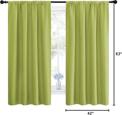 NICETOWN Green Blackout Draperies Curtains - Image 10