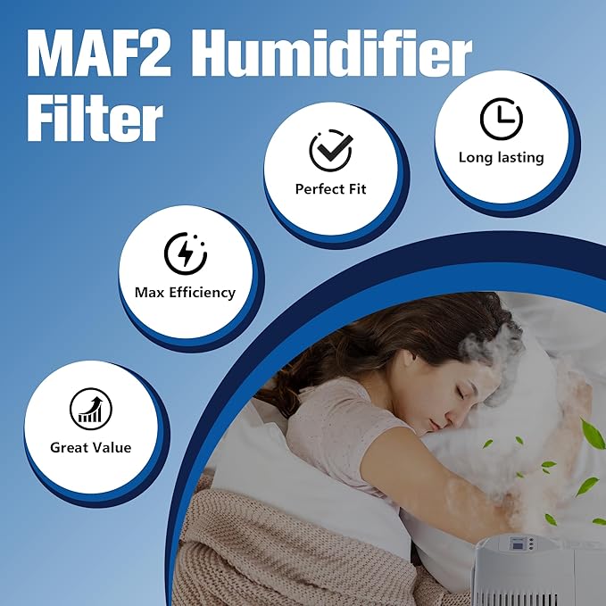 Funmit MAF2 Humidifier Wick Filter Replacement Compatible - Image 7