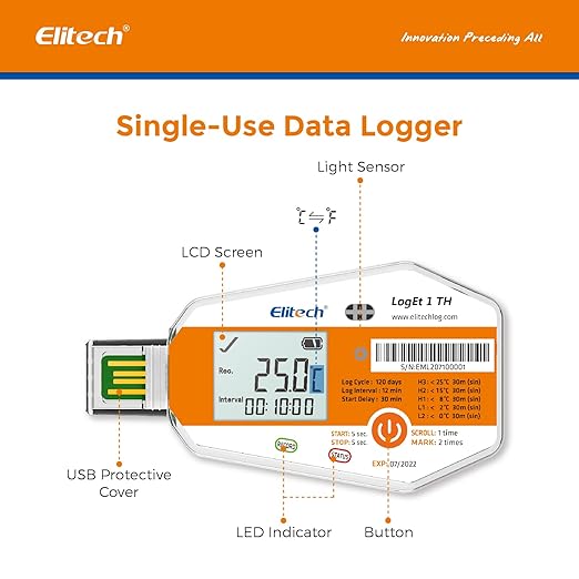 Elitech WHO PQS Certificated Temperature Humidity Data Logger - Image 4