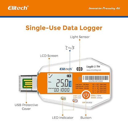 Elitech WHO PQS Certificated Temperature Humidity Data Logger - Image 4