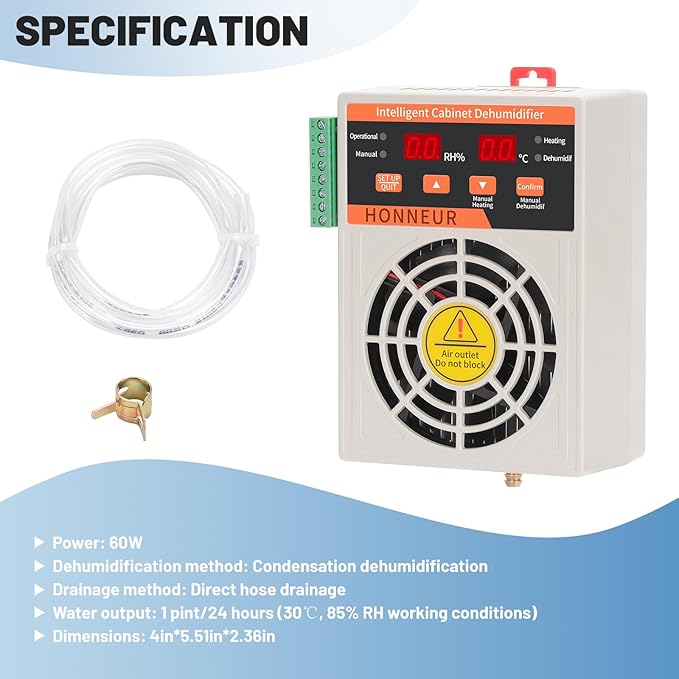 Fully automatic mini dehumidifier and constant humidity device 60W - Image 5