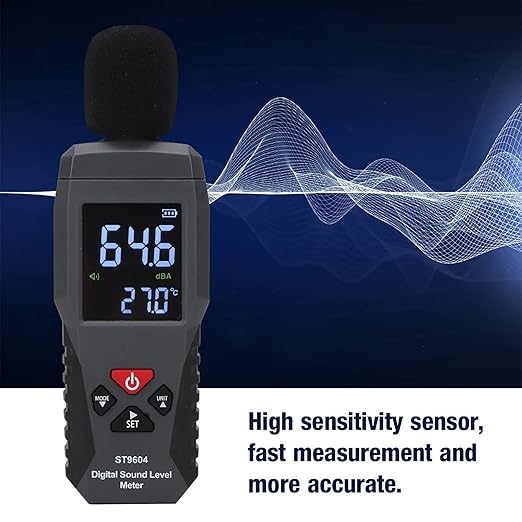 Digital Sound Level Meter Decibel Meter 30-130dBA Noise Measurement Device - Image 6