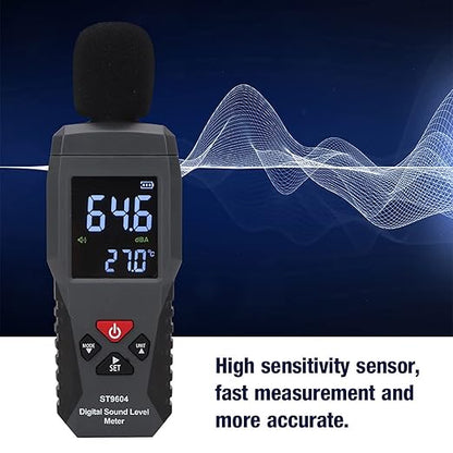 Digital Sound Level Meter Decibel Meter 30-130dBA Noise Measurement Device - Image 6