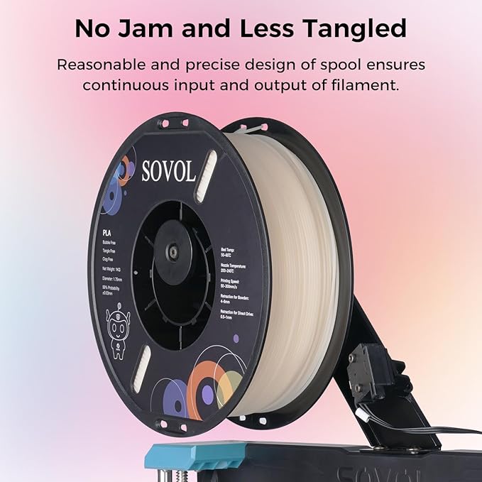 Sovol 3D Printer Photosensitive Filament Single Color Light Change PLA 1kg - Image 5
