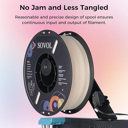 Sovol 3D Printer Photosensitive Filament Single Color Light Change PLA 1kg - Image 5