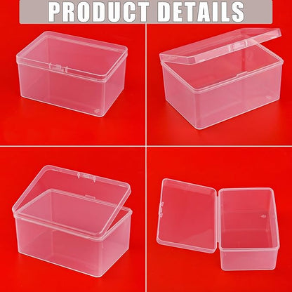 4Pcs Clear Playing Deck Card Storage Box Plastic Card Boxes Playing Card Boxs - Image 5