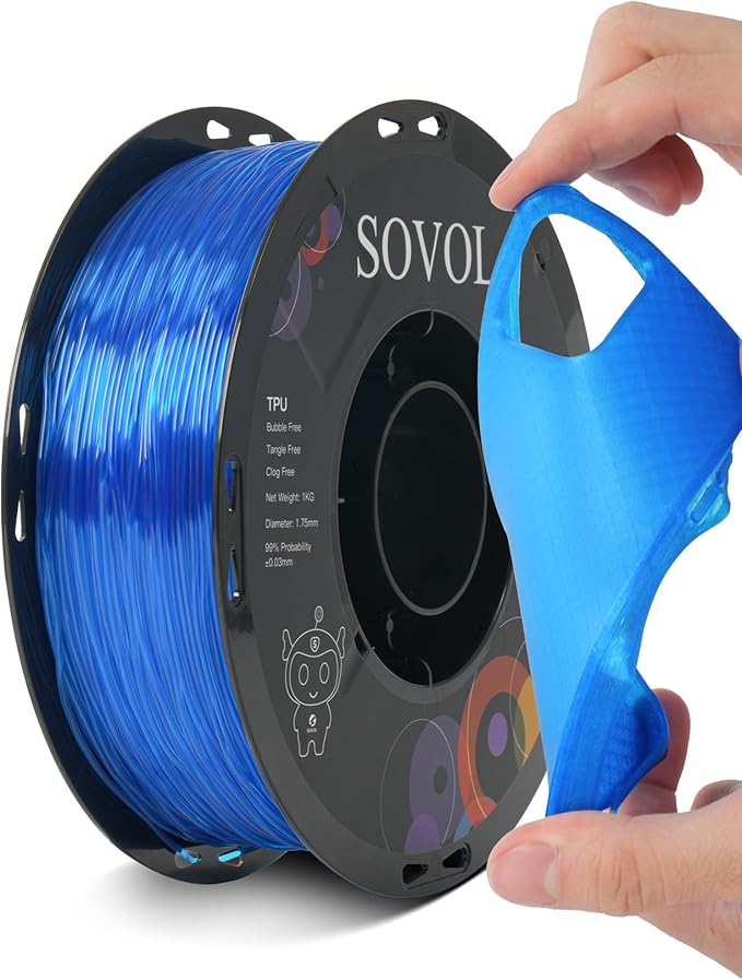 Sovol TPU Filament 1.75mm, 95A Soft TPU Flexible 3D Printer Filament - Image 8