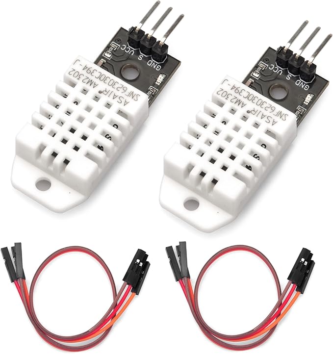 2pcs DHT22/AM2302 Digital Humidity and Temperature Sensor Module by Unknown