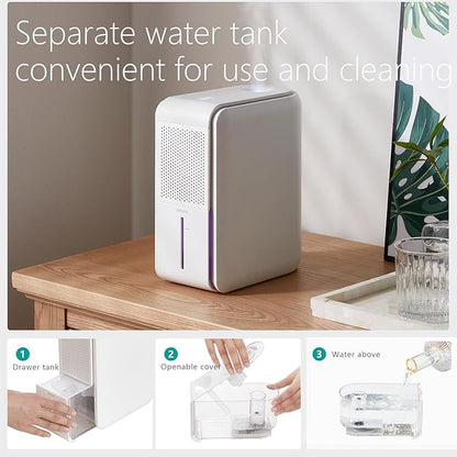3 in 1 Dehumidifier, Humidifier & Air Filtration & aroma diffuser combo - 39Oz - Image 8