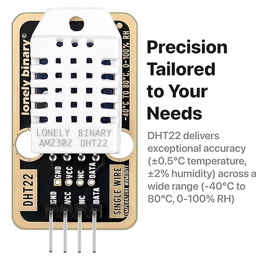 6pcs DHT22 DHT11 Gold Edition Digital Temperature Humidity Sensor Set AM2302 - Image 2