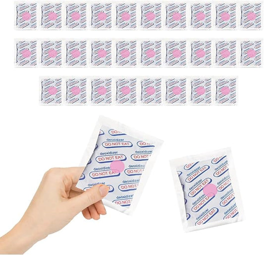 2500cc Oxygen Absorbers for Food Storage, Food Grade Oxygen Absorbers Packets by BRENSTEN