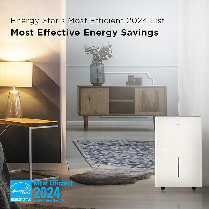 TCL 3000 Sq. Ft. Smart Dehumidifier, Energy Star Most Efficient, Ultra-Compact - Image 5
