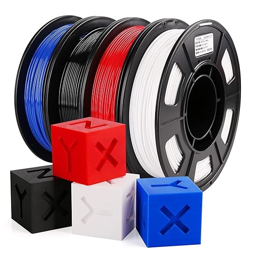 AMOLEN PETG Filament 1.75mm, PETG 3D Printer Filament Bundle, 3D Printing by AMOLEN
