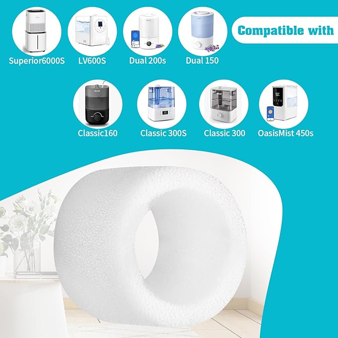 36-Pack Humidifier Replacement Filters Compatible - Image 2