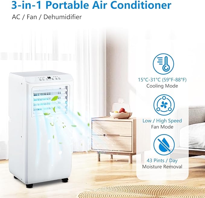 Portable Air Conditioners 10, 000 BTU AC Unit - Image 3