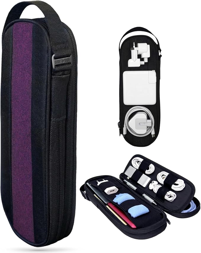 SIDE BY SIDE Electronics Organizer Travel Case by SIDEBYSIDE