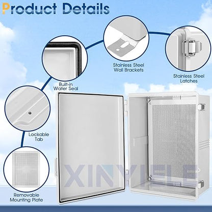 Waterproof Outdoor Project ABS Plastic Junction Box IP67 Weatherproof Dustproof - Image 3