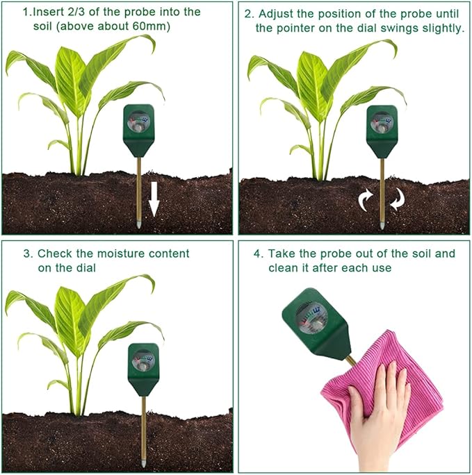 Soil Moisture Meter Mini Size Humidity Tester Suitable - Image 8