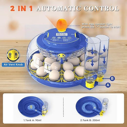 Incubators for Hatching Eggs, 18-Egg Incubator - Image 5