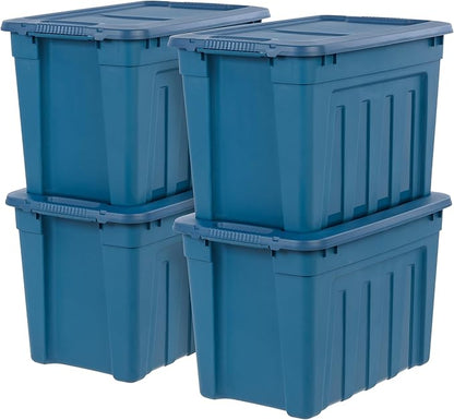 IRIS USA 20 Gallon Eco-Friendly Heavy Duty Storage Totes by IRISUSA