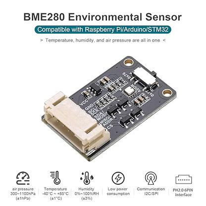 BME280 Environmental Sensor, Temperature Humidity Pressure Module, High Accuracy - Image 2